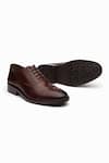 Shop_3dm Lifestyle_Brown Cap Toe Oxford Shoes _at_Aza_Fashions