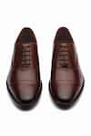 3dm Lifestyle_Brown Cap Toe Oxford Shoes _at_Aza_Fashions