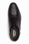 3dm Lifestyle_Black Cut Work Full Brogue Wingtip Oxford - _at_Aza_Fashions