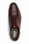 Shop_3dm Lifestyle_Brown Cut Work Dark Full Brogue Wingtip Oxford Shoes _Online_at_Aza_Fashions