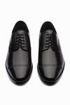 Shop_3dm Lifestyle_Black Cap Toe Derby Shoes _Online_at_Aza_Fashions