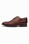 3dm Lifestyle_Brown Cap Toe Derby Shoes _Online_at_Aza_Fashions