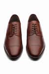 3dm Lifestyle_Brown Cap Toe Derby Shoes _at_Aza_Fashions