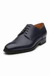 Buy_3dm Lifestyle_Navy Grain Leather Derby Shoes _Online_at_Aza_Fashions
