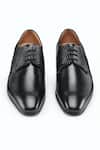 Buy_3dm Lifestyle_Black Albert Crocodile Leather Derby Shoes _Online_at_Aza_Fashions