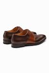 Shop_3dm Lifestyle_Brown Albert Crocodile Leather Derby _Online_at_Aza_Fashions