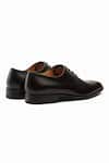 Buy_3dm Lifestyle_Black Wholecut Oxford Leather Shoes _Online_at_Aza_Fashions