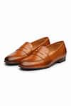 Buy_3dm Lifestyle_Brown Penny Crocodile Tan Loafers _at_Aza_Fashions