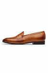 Shop_3dm Lifestyle_Brown Penny Crocodile Tan Loafers _Online_at_Aza_Fashions