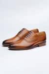 Buy_3dm Lifestyle_Brown Cut Work Brogue Oxford Shoes _at_Aza_Fashions