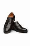 Shop_3dm Lifestyle_Black Toecap Derby Brogue Shoes _at_Aza_Fashions