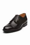 Shop_3dm Lifestyle_Black Toecap Derby Brogue Shoes _Online_at_Aza_Fashions