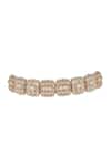 Curio Cottage_Gold Plated Gemstones, Beads Meira Kundan Glow Choker Set _Online_at_Aza_Fashions