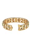 Curio Cottage_Gold Plated Meira Enamel Love Bangle _Online_at_Aza_Fashions