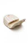 Doux Amour_Ivory Embroidery, Beads Fiona Clutch _Online_at_Aza_Fashions