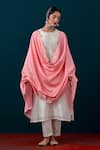 Buy_Anantaa By Roohi_Floral Border Embroidered Dupatta _at_Aza_Fashions