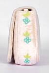 Shop_Fuchsia_Off White Beads, Embroidery Beaded Floral Velvet Clutch _Online_at_Aza_Fashions