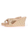 Fuchsia_Gold Beads, Sequins, Embroidery Criss Cross Wedges _Online_at_Aza_Fashions
