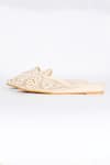 Buy_Fuchsia_Off White Lotus Embroidered Mojaris _Online_at_Aza_Fashions