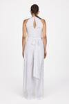 Shop_Dev And Viv_White Beads, Embroidery Halter Neck Floral Patterm Jumpsuit _at_Aza_Fashions
