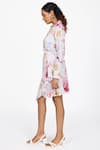 Shop_Dev And Viv_White Cotton Collared Floral Print Dress _Online_at_Aza_Fashions
