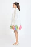 Shop_Dev And Viv_White Cotton Collared Printed Shirt Dress _Online_at_Aza_Fashions