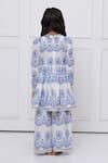 Shop_The Pony & Peony Co._White Cotton Embroidery, Lace, Gota Patti Printed Anarkali Set _at_Aza_Fashions