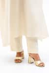 Buy_Garo_Off White Silk Embroidery Round Neck Kaftan With Pant _Online_at_Aza_Fashions
