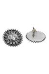 Sangeeta Boochra_Silver Plated Tribal Charm Floral Studs _Online_at_Aza_Fashions