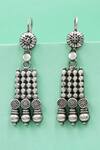 Buy_Sangeeta Boochra_Silver Plated Beads Bohemian Charm Earrings _at_Aza_Fashions