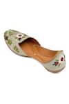 Buy_NR By Nidhi Rathi_Green Pista Handcrafted Juttis _Online_at_Aza_Fashions