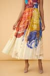 Buy Saaksha & Kinni Multi Color Cambric Sweetheart Neck Scribble Dense Marilyn Printed Dress Online at Aza Fashions Buy_Saaksha & Kinni_Multi Color Cambric Sweetheart Neck Scribble Dense Marilyn Printed Dress _Online_at_Aza_Fashions