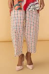 Saaksha & Kinni_Multi Color Box Loly Printed Trouser _Online_at_Aza_Fashions