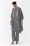 Buy Studio Rigu Black Vegan Silk Foil Printing, Onyx Polka Dot Straight Kurta And Pant Set at Aza Fashions Buy_Studio Rigu_Black Vegan Silk Foil Printing, Onyx Polka Dot Straight Kurta And Pant Set _at_Aza_Fashions