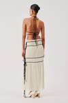 Shop_Aroka_Off White Muslin Halter Neck Amour Ruched Top _at_Aza_Fashions