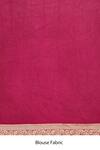 Samyukta Singhania_Maroon Silk Zari, Embroidery Floral Woven Pattern Saree With Running Blouse _Online_at_Aza_Fashions