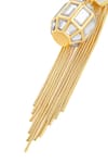 Buy_Isharya_Gold Plated Mirrors, Tassels Bombay Deco Earrings _Online_at_Aza_Fashions