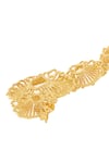 Buy_Isharya_Gold Plated Gypsy Soul Leaf Cascading Cuff Earrings _Online_at_Aza_Fashions