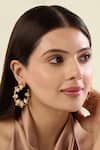 Buy_Isharya_Gold Plated Pearls Inside Hoop Earrings _at_Aza_Fashions