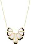 Buy_Isharya_Gold Plated Ayaana Mirror Enamel Pendant Necklace _Online_at_Aza_Fashions