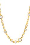 Buy_Isharya_Gold Plated Modern Maharani Bolo Choker Necklace _Online_at_Aza_Fashions