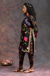 Buy_Prachi Kamat_Black Viscose, Silk Morbagh Print Jacket _Online_at_Aza_Fashions