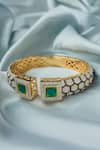Buy_Vivinia By Vidhi Mehra_Multi Color Gemstones, Florence Embellished Kada _at_Aza_Fashions