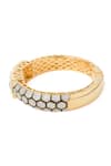 Vivinia By Vidhi Mehra_Multi Color Stones, Faux Diamonds Florence Embellished Kada _Online_at_Aza_Fashions