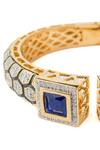 Buy_Vivinia By Vidhi Mehra_Multi Color Stones, Faux Diamonds Florence Embellished Kada _Online_at_Aza_Fashions