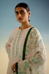 Buy_Shetab Kazmi_Pink Cotton Embroidery, Tassels Round Neck Floral Kurta Set _Online_at_Aza_Fashions