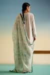 Shop_Shetab Kazmi_Pink Cotton Embroidery, Tassels Round Neck Floral Kurta Set _at_Aza_Fashions