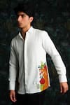 Buy_House Of Koa_White Crepe Embroidery Jungle Whisper Shirt _at_Aza_Fashions