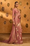 Buy Masaba Mauve Tissue, Silk Embroidery, Moon Garden Saree With Unstitched Blouse Piece Online at Aza Fashions Buy_Masaba_Mauve Tissue, Silk Embroidery, Moon Garden Saree With Unstitched Blouse Piece _Online_at_Aza_Fashions