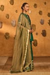 Buy Masaba Green Silk, Tissue Embroidery, Tassels, Zari, Foil Printing Gilded Sharara Set Online at Aza Fashions Buy_Masaba_Green Silk, Tissue Embroidery, Tassels, Zari, Foil Printing Gilded Sharara Set _Online_at_Aza_Fashions